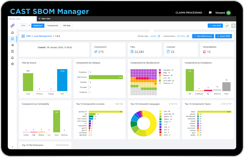 CAST SBOM Manager 1