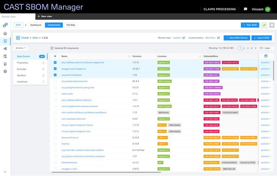 CAST SBOM Manager 2