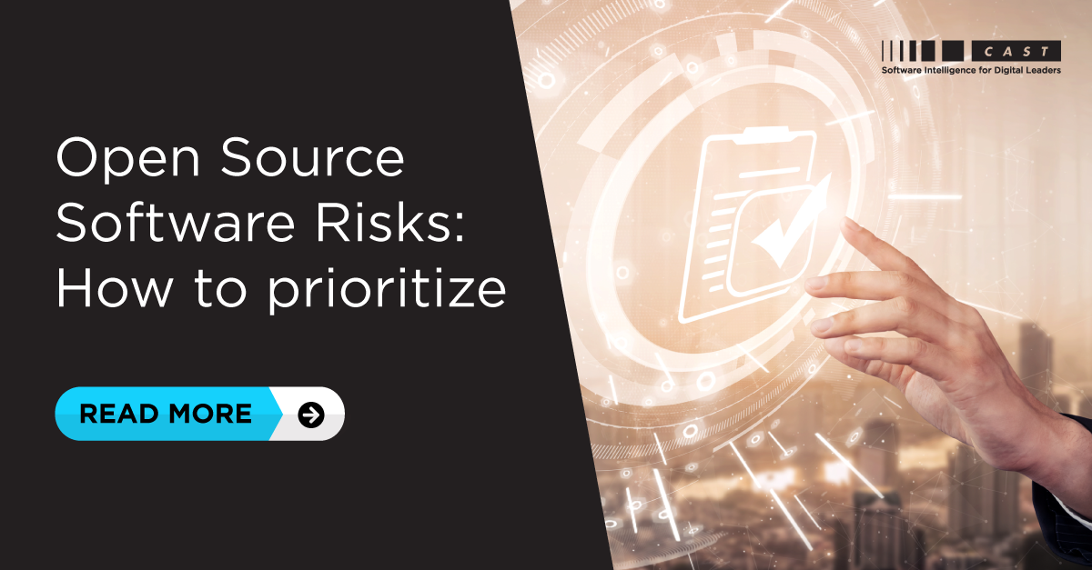 Open Source Software Risks : How to prioritize